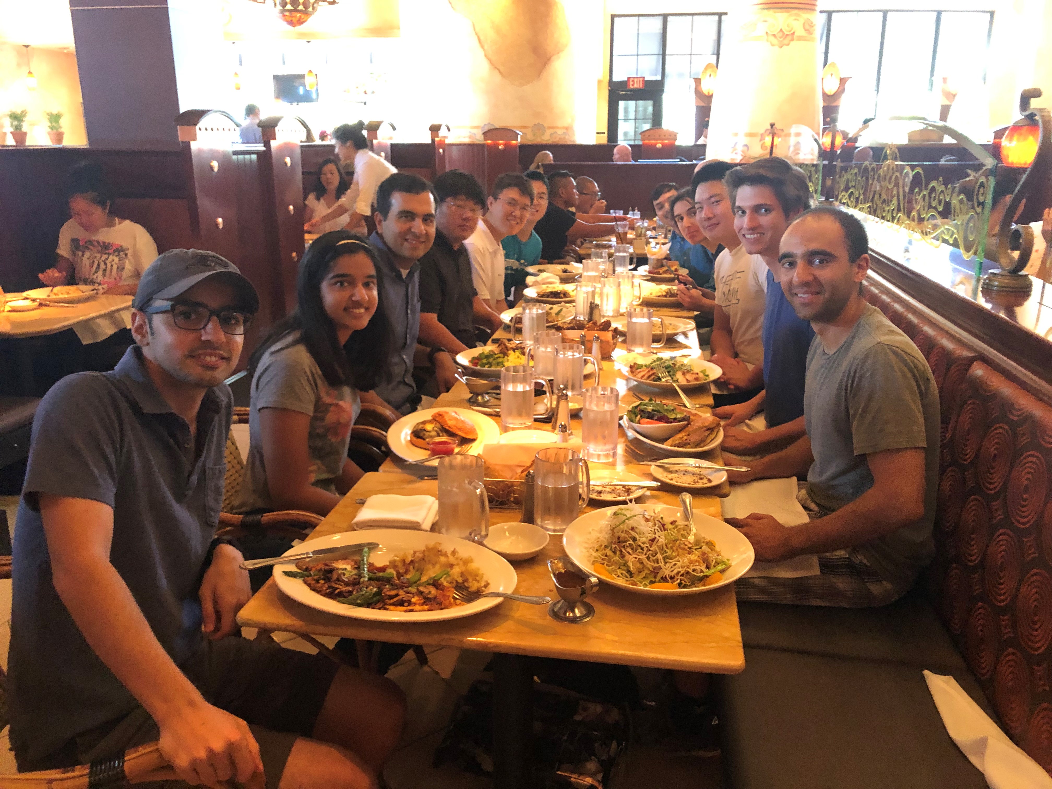 Group Lunch; August 2019.